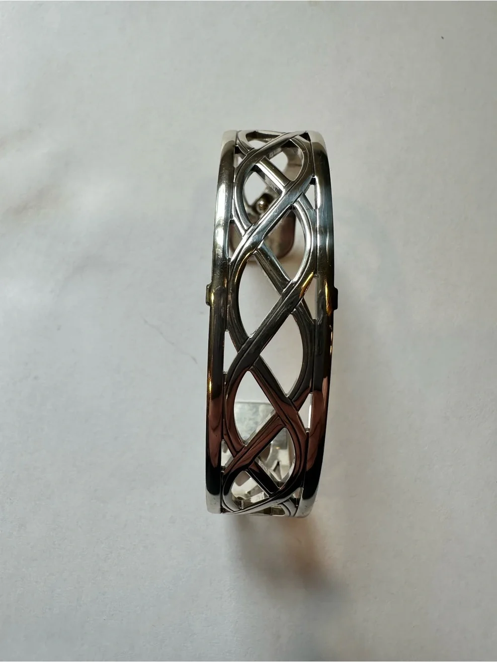 Brighton Silver Openwork Cuff Bracelet - Women's Jewelry
